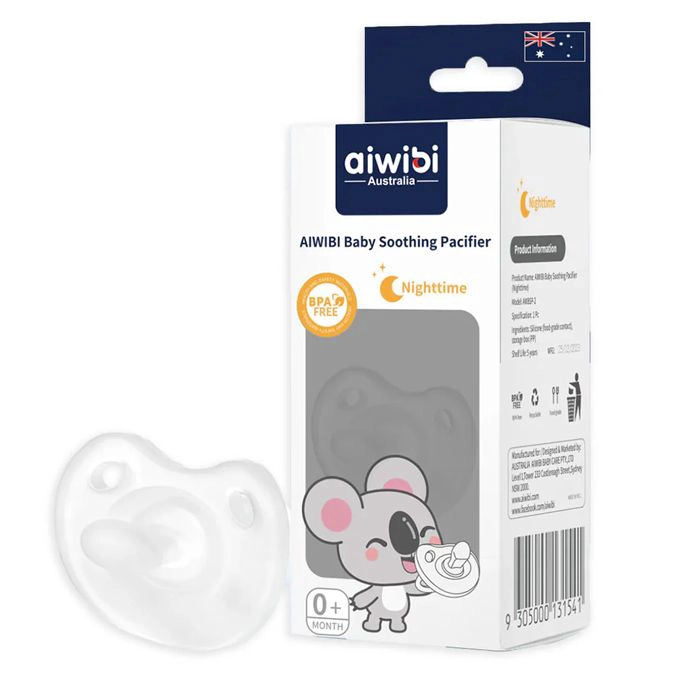 CHUPETE SILICONA BEBE  AIWIBI NOCHE 0+M - 1