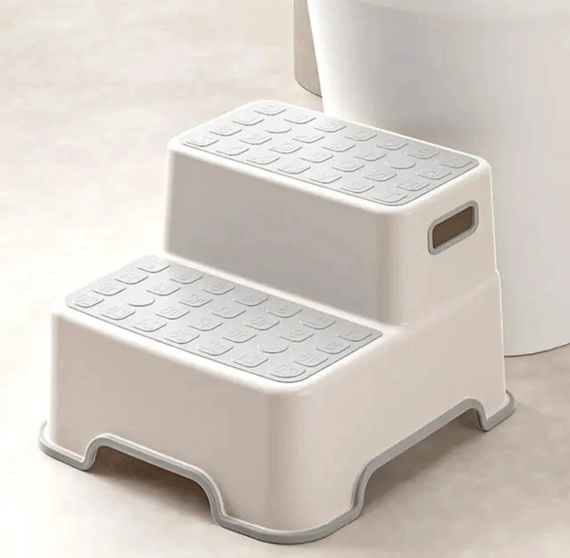 PISO TABURETE  ALZADOR DE BAÑO NIÑOS MULTIUSOS CELESTE - 1