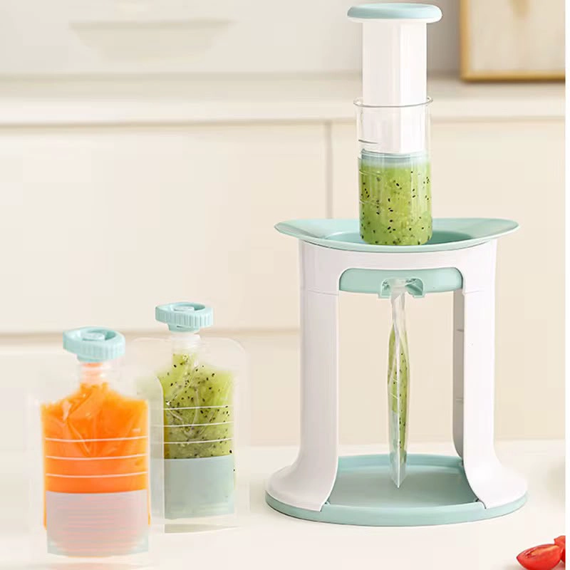 DISPENSADOR DE PAPILLA O COMPOTA NIÑOS VERDE - 5