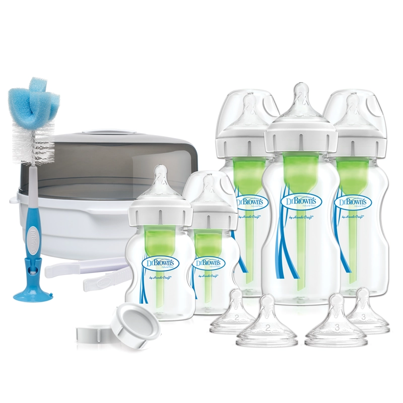 SET REGALO MAMADERA RECIE N NACIDO ANTICOLICO DR. BROWN'S - 1