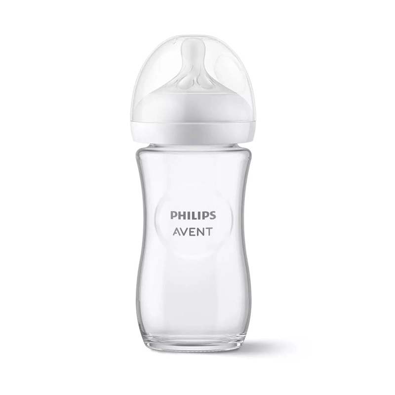 MAMADERA AVENT  VIDRIO NATURAL RESPONSE 240ML - 1