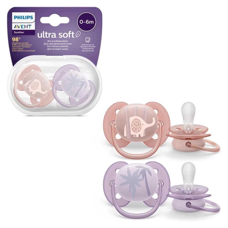 CHUPETE ULTRA SOFT 0-6 M NIÑA - 2