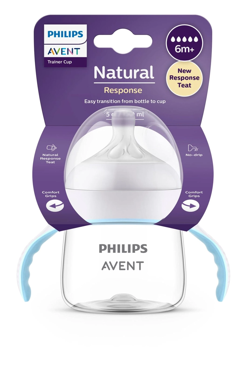 VASO ENTRENAMIENTO  AVENT NATURAL REPONSE  150ML BLANCO - 2