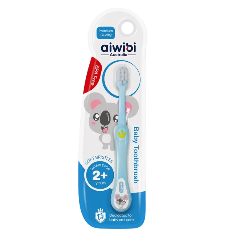 CEPILLO DE DIENTES NIÑOS  2+AÑOS AIWIBI CELESTE - 1