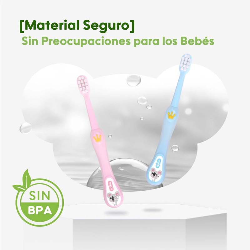 CEPILLO DE DIENTES NIÑOS  2+AÑOS AIWIBI CELESTE - 4