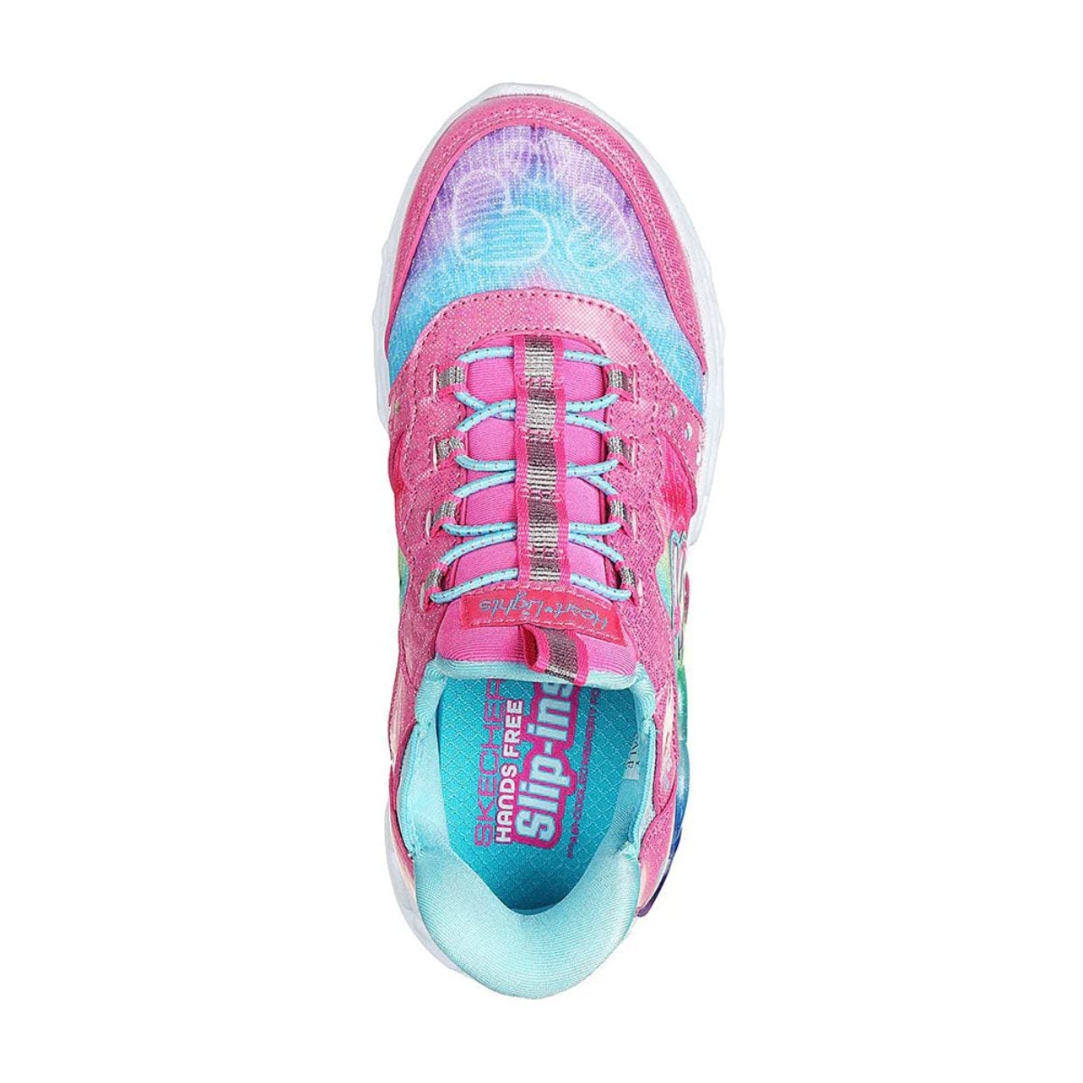 ZAPATILLAS NIÑA SKECHERS ROSADO SLIP INS HEART LIGHTS 303755L-PKMT - 2
