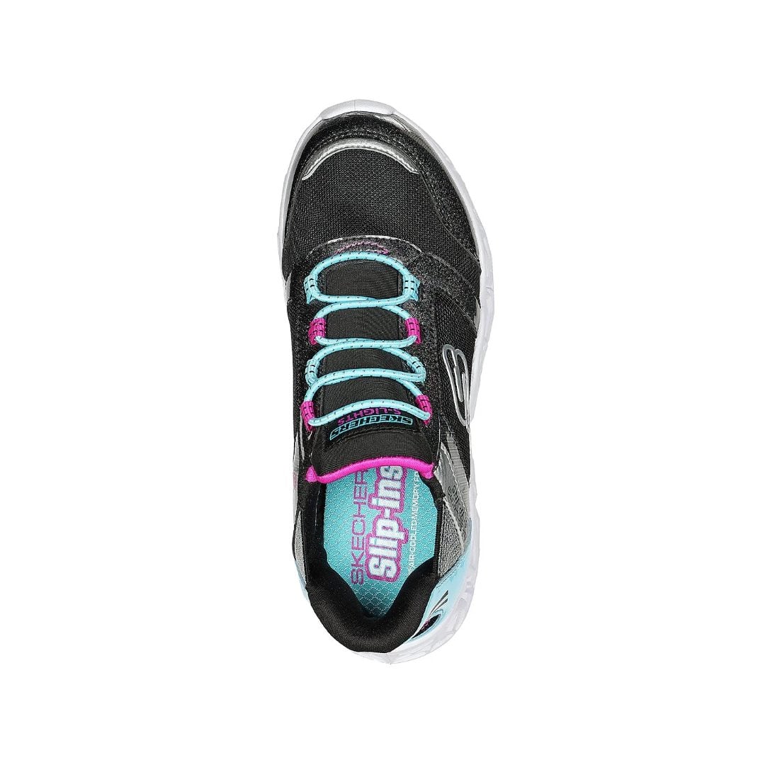 ZAPATILLAS NIÑA SKECHERS NEGRO SLIP-INS GALAXY LIGHTS 303701L-BKMT - 3