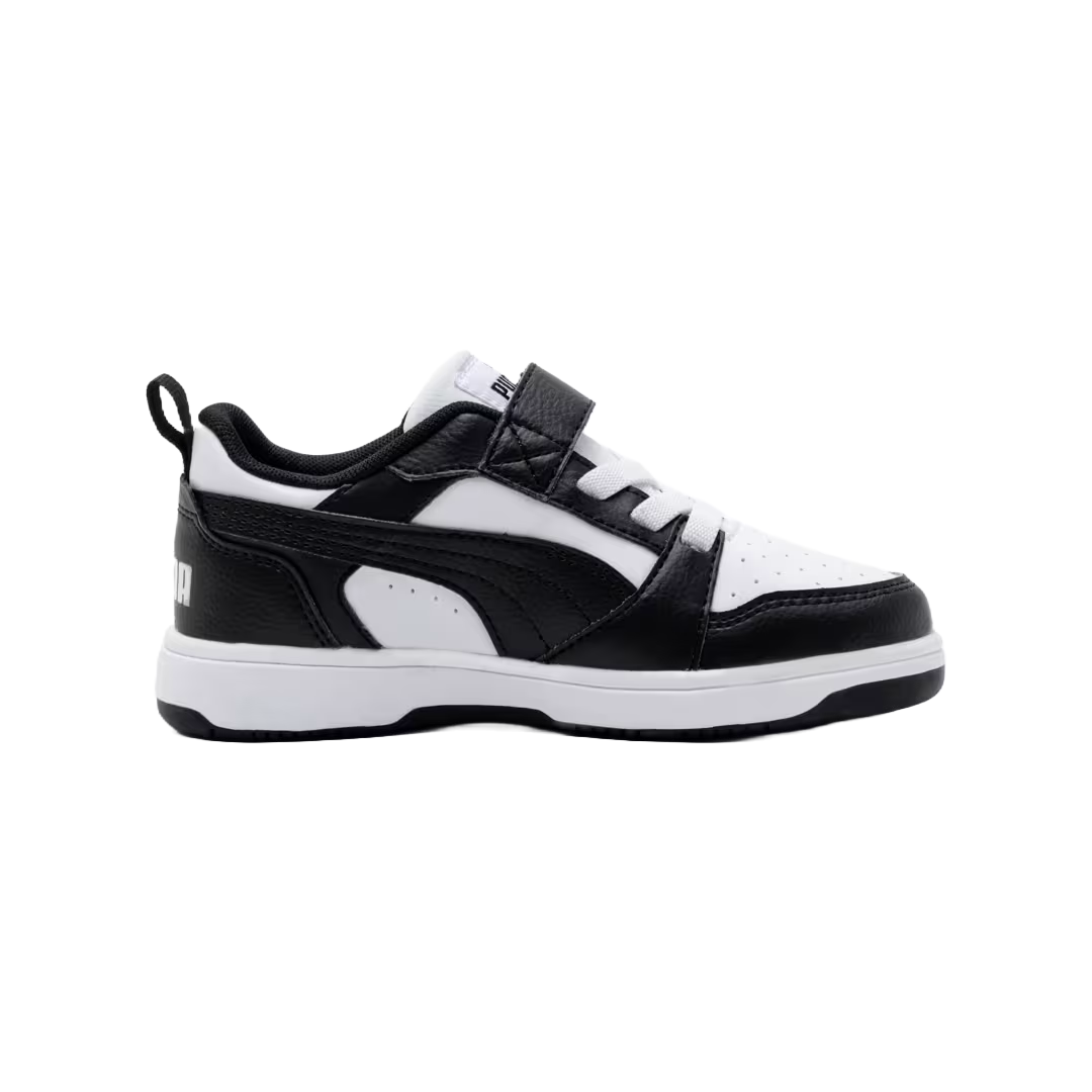 ZAPATILLAS NIÑO PUMA NEGRO REBOUND V6 LO BL N 397419 01 - 1