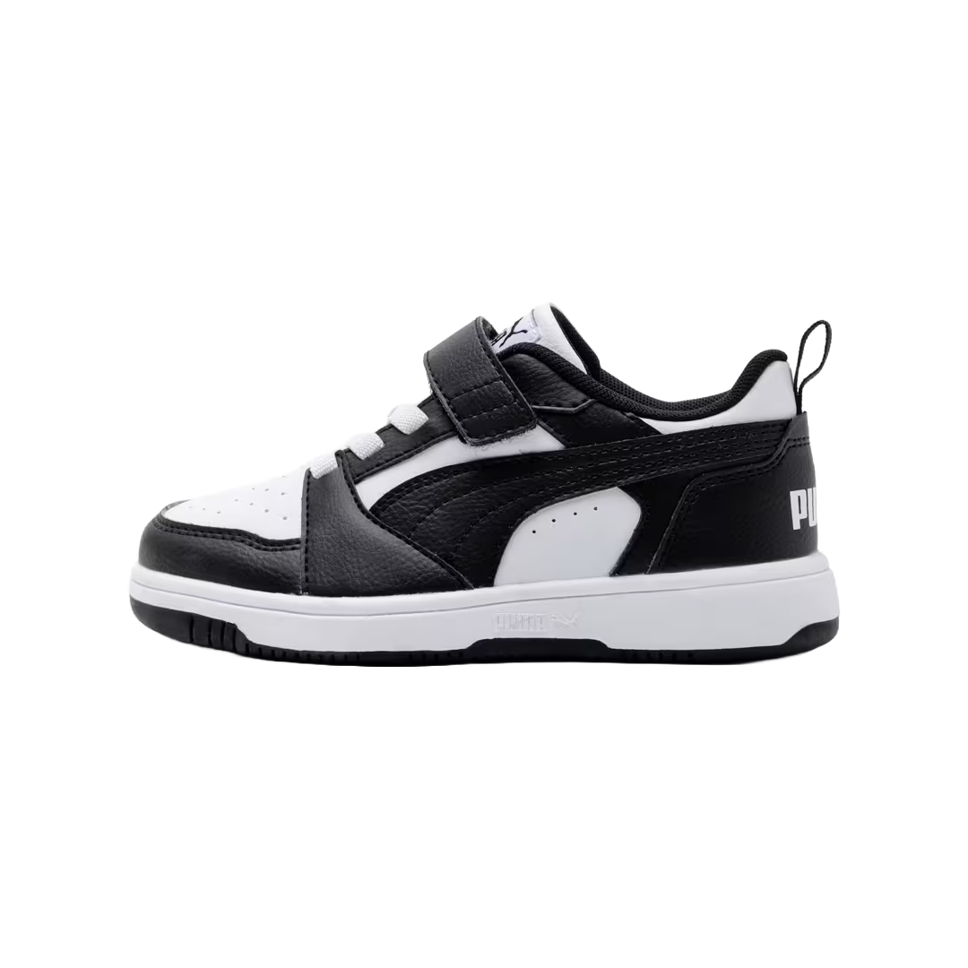 ZAPATILLAS NIÑO PUMA NEGRO REBOUND V6 LO BL N 397419 01 - 2