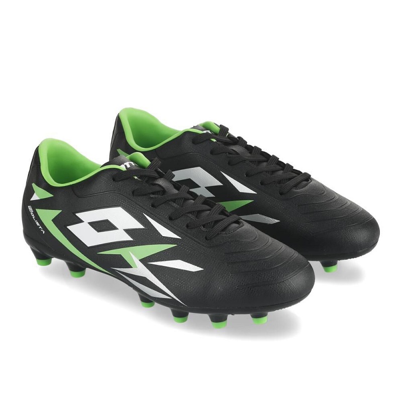 ZAPATILLAS NIÑO LOTTO NEGRO FÚTBOL SOLISTA FG J0463-1 - 3