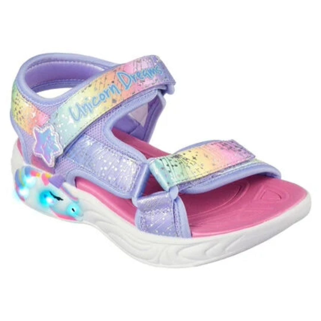 SANDALIAS SKECHERS UNICORN DREAMS (LUCES) NIÑAS 302682L-BLMT - 1