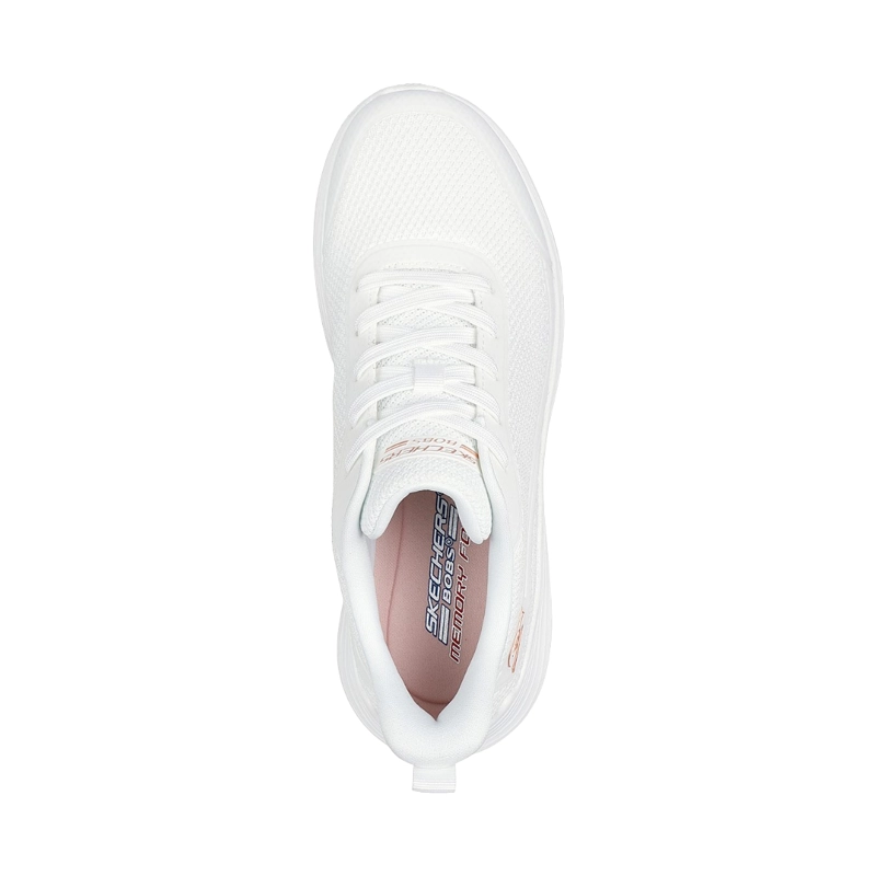 ZAPATILLAS MUJER SKECHERS BLANCO BOBS SQUAD WAVES 117483-WHT - 3