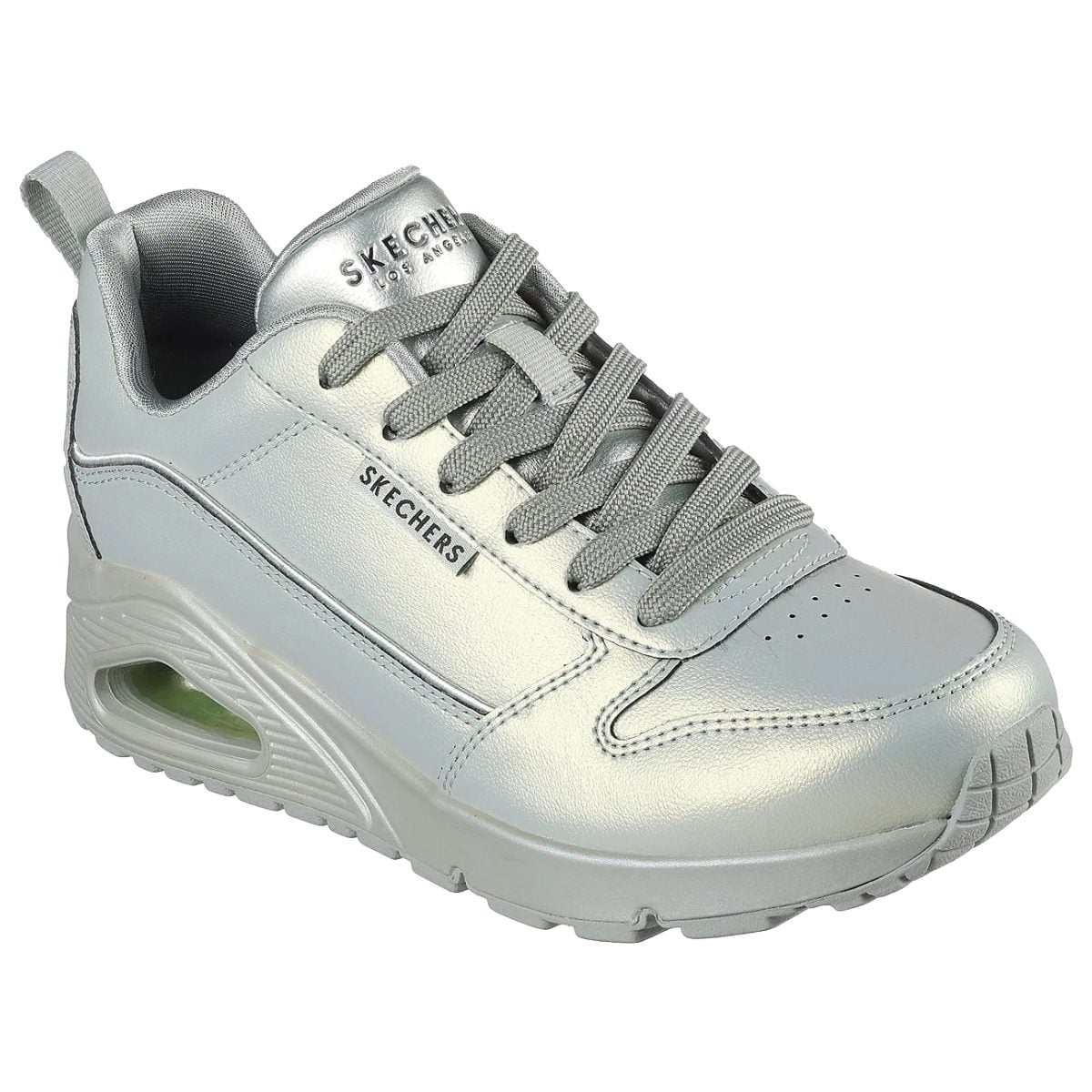 ZAPATILLAS MUJER SKECHERS PLATEADO GALACTIC GAL 177104-SAGE - 2
