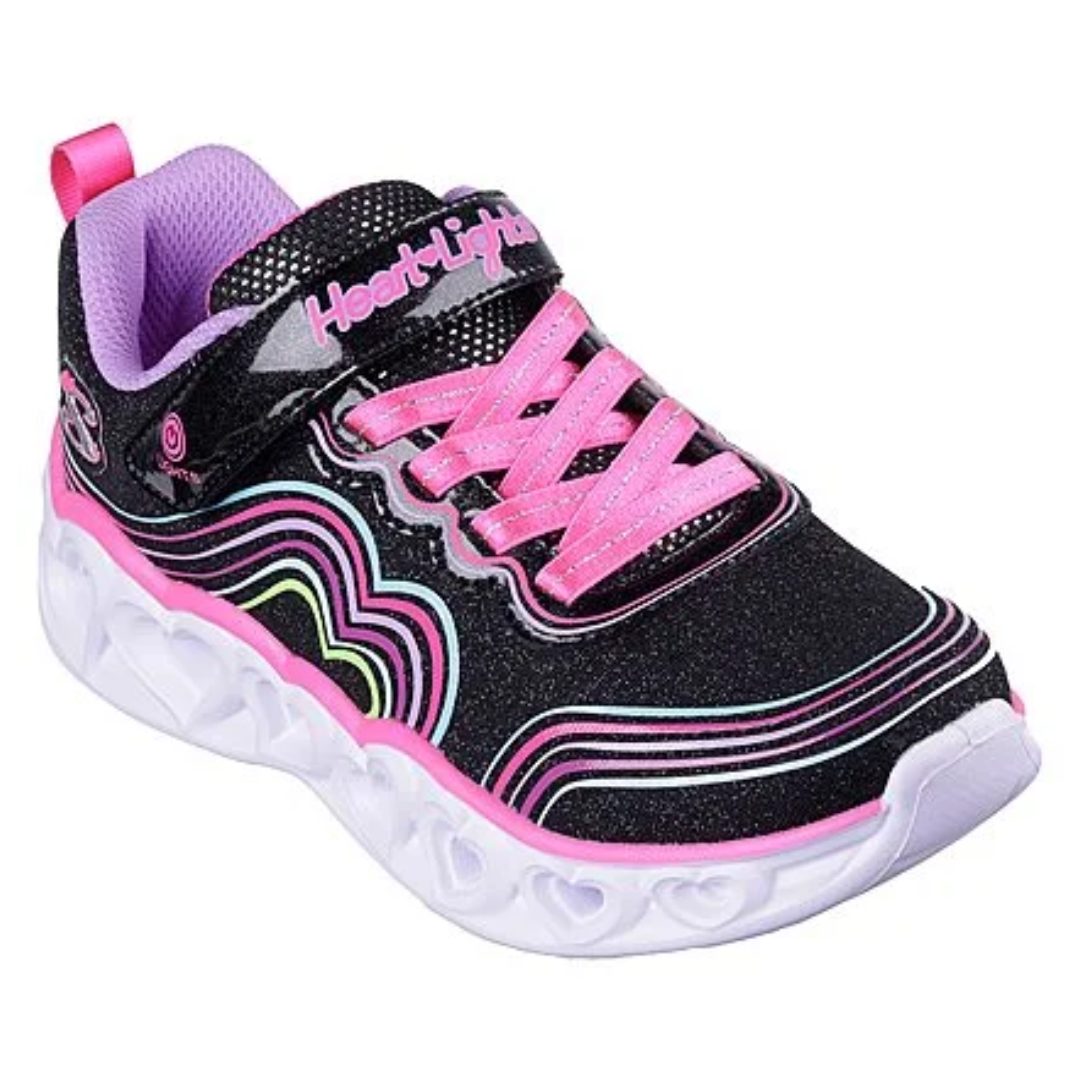 ZAPATILLAS NIÑA SKECHERS NEGRO GIRLS’ HEART LIGHTS INFANTIL 302689L-BK - 1