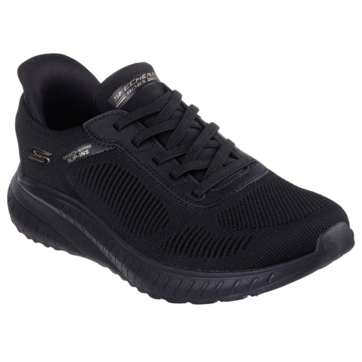 ZAPATILLAS URBANAS SKECHERS SLIP-INS BOBS SQUAD CHAOS MUJER | 117497-BBK - 1