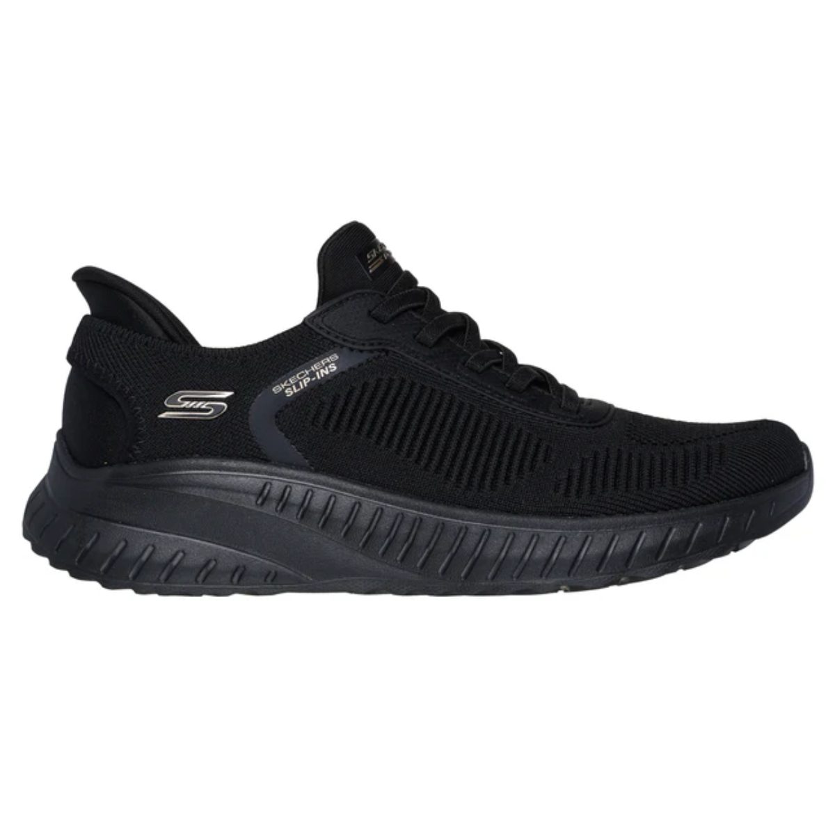 ZAPATILLAS URBANAS SKECHERS SLIP-INS BOBS SQUAD CHAOS MUJER | 117497-BBK - 2