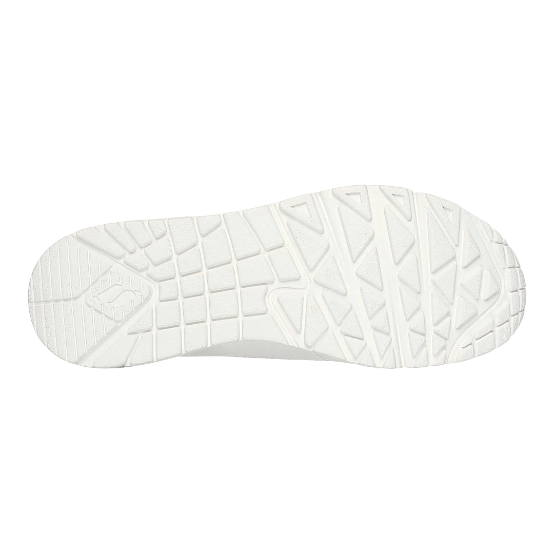 ZAPATILLAS SKECHERS UNO LONE HEARTED BLANCAS 177991-WRD - 4