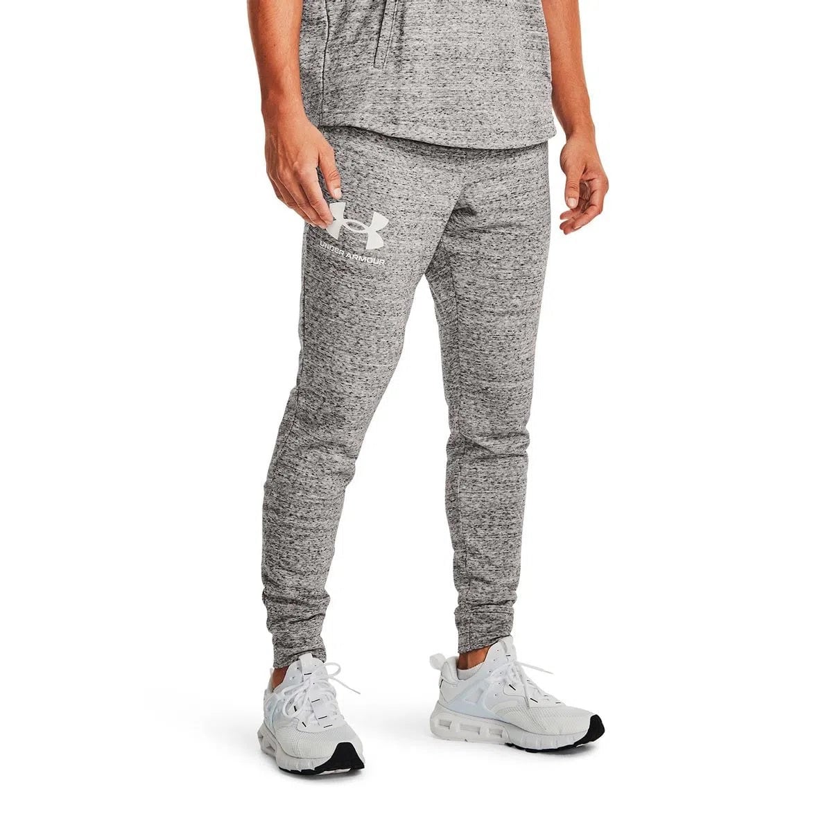 PANTALONES UNDER ARMOUR RIVAL TERRY GRIS | 1361642-112 - 3