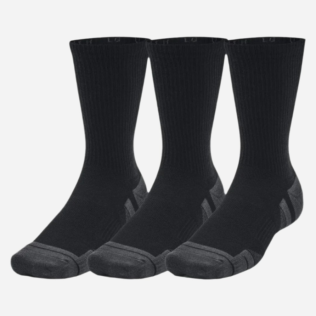 CALCETAS UNDER ARMOUR 3 PACK NEGRAS | 1379512-001 - 1