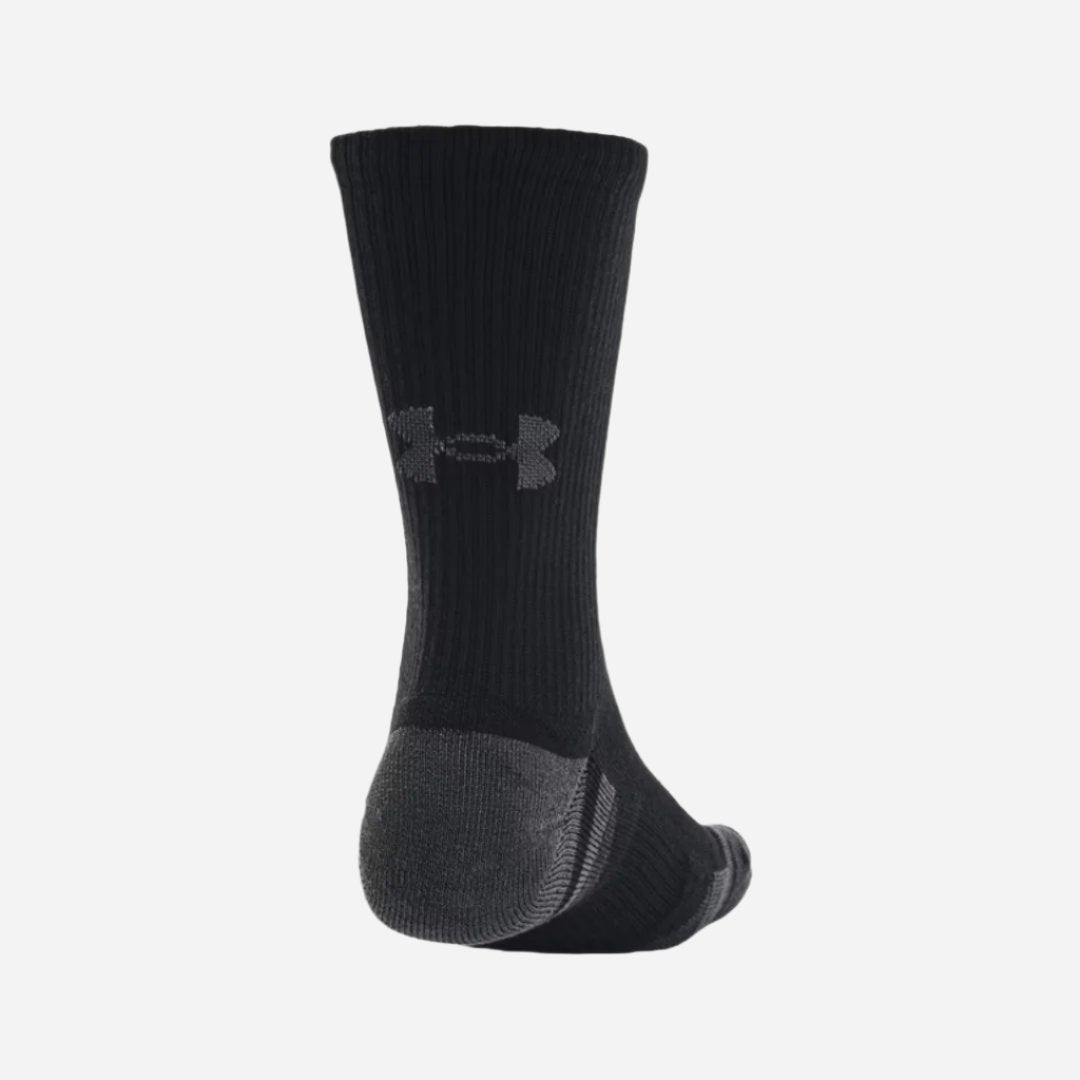 CALCETAS UNDER ARMOUR 3 PACK NEGRAS | 1379512-001 - 2