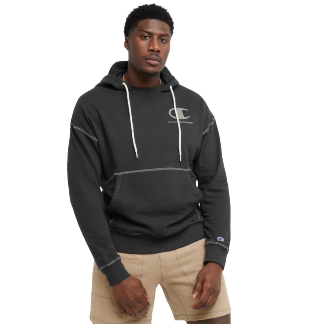 POLERÓN ALGODÓN HOMBRE CHAMPION GRIS GLOBAL EXPLORER FRENCH TERRY HOODIE S79183-5865ZA - 1