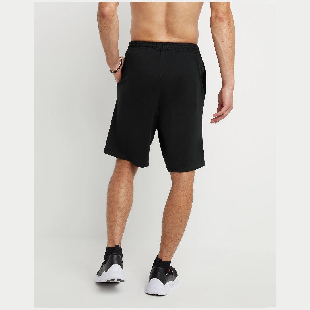 SHORT ALGODÓN HOMBRE CHAMPION NEGRO POWERBLEND FLEECE C LOGO GF38H-Y07689 - 2