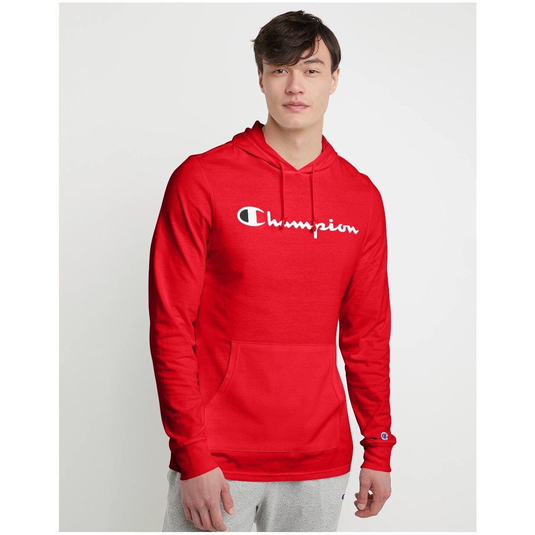 POLERÓN ALGODÓN HOMBRE CHAMPION ROJO SCRIPT LOGO T4177-549921 - 1