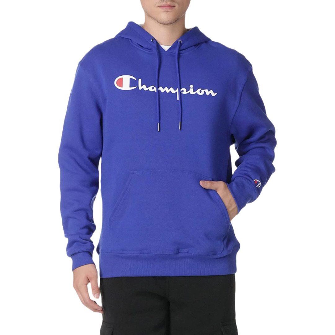 POLERÓN ALGODÓN HOMBRE CHAMPION AZUL POWERBLEND FLEECE PULLOVER BLUE GF89H-Y07718 - 1