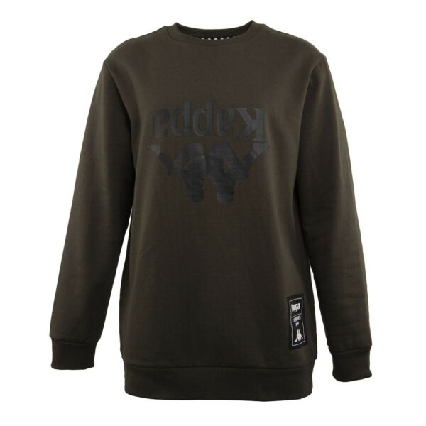 POLERÓN ALGODÓN OVERSIZE KAPPA NEGRO 2220 MEN GREY KPMPOLI2220GR - 1