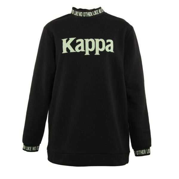 POLERÓN ALGODÓN OVERSIZE KAPPA NEGRO 2221 MEN CUELLO ELASTICADO BLACK KPMPOLI2221NE - 1