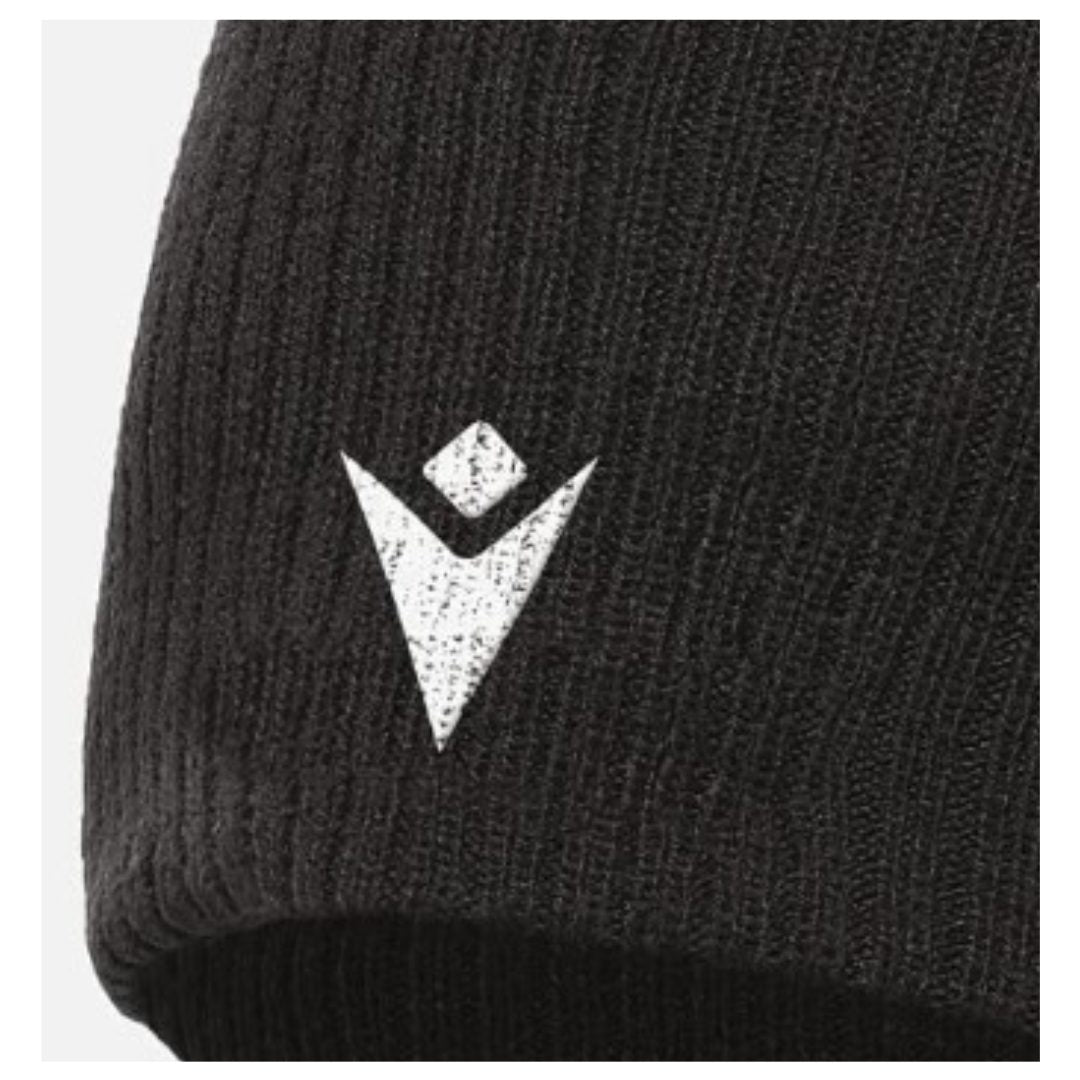 GORRO ALGODÓN MACRON NEGRO INVIERNO METEL MA32049 - 2