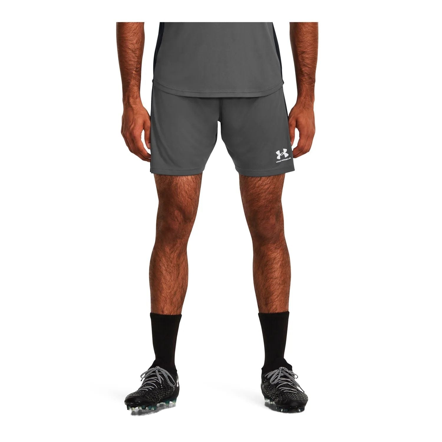 SHORT ALGODÓN HOMBRE UNDER ARMOUR GRIS OSCURO CHALLENGER 1379507-025 - 3