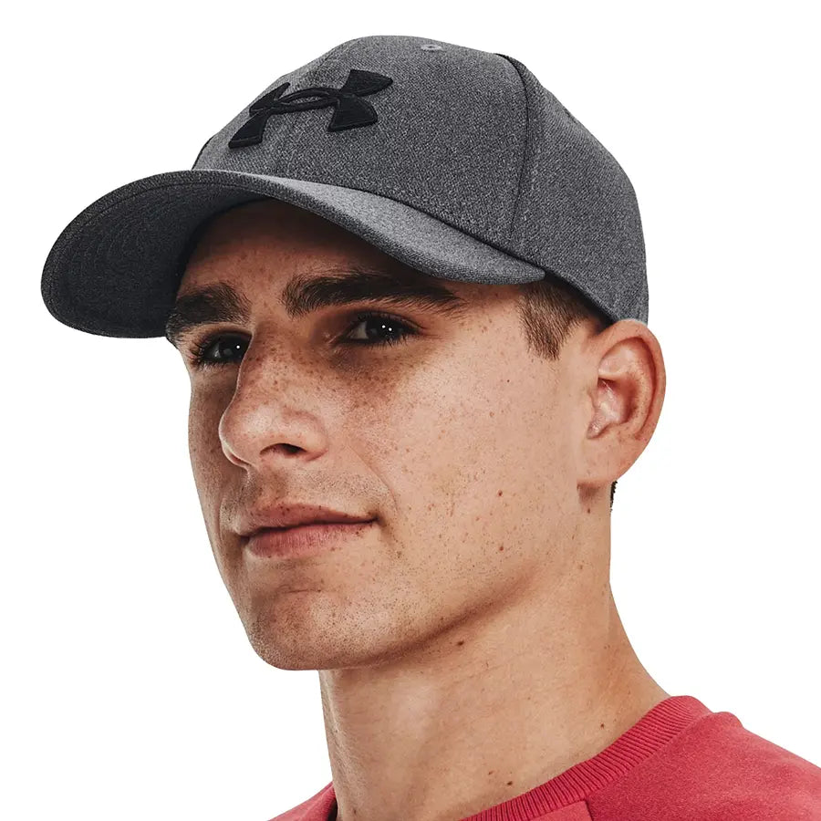 GORRA ALGODÓN UNDER ARMOUR GRIS BLITZING CERRADA 1376700-003 - 3