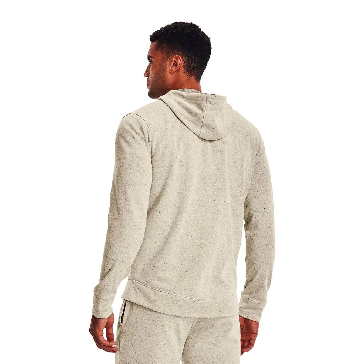 POLERÓN ALGODÓN HOMBRE UNDER ARMOUR BEIGE UA RIVAL TERRY ATHLETIC DEPARTMENT FULL-Z 1370355-279 - 4
