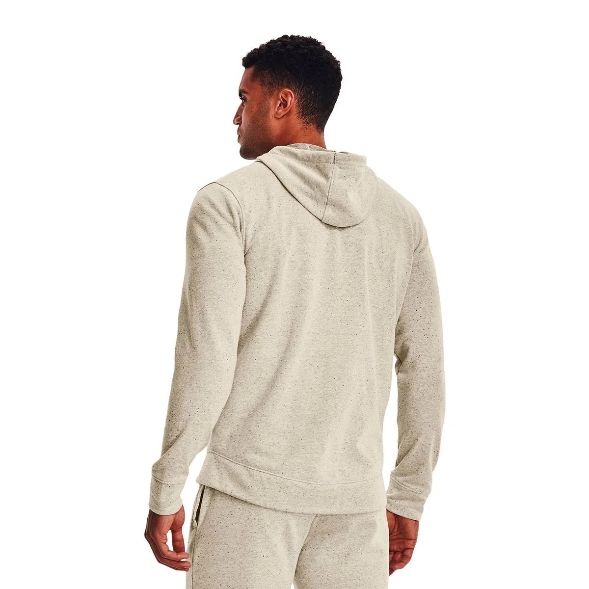 POLERÓN ALGODÓN HOMBRE UNDER ARMOUR BEIGE UA RIVAL TERRY ATHLETIC DEPARTMENT FULL-Z 1370355-279 - 4