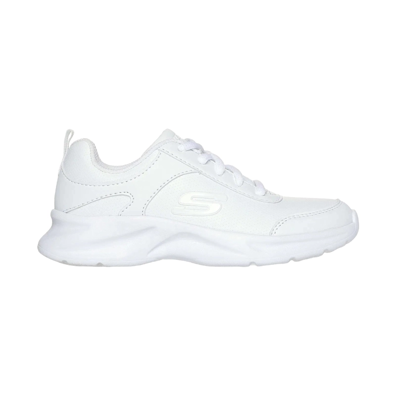 ZAPATILLAS BLANCAS ESCOLARES JUVENIL SKECHERS DYNAMATIC | 302630L-WHT - 1