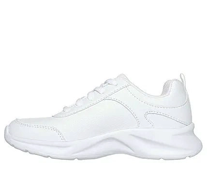 ZAPATILLAS BLANCAS ESCOLARES JUVENIL SKECHERS DYNAMATIC | 302630L-WHT - 4