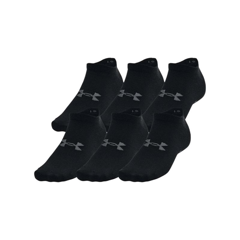 CALCETINES UNDER ARMOUR ESSENTIAL NO SHOW X6 PACK 1370542-001 - 1