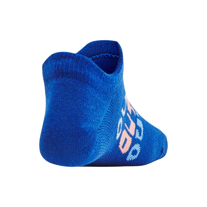 PACK 6 CALCETINES ALGODÓN NIÑO UNDER ARMOUR AZUL TALONEROS 1382610-432 - 2