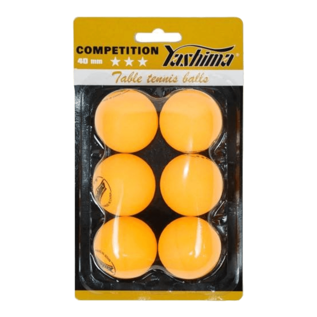 [PACK DE 6] PELOTAS DE TENIS DE MESA/PING PONG YASHIMA NARA - 2