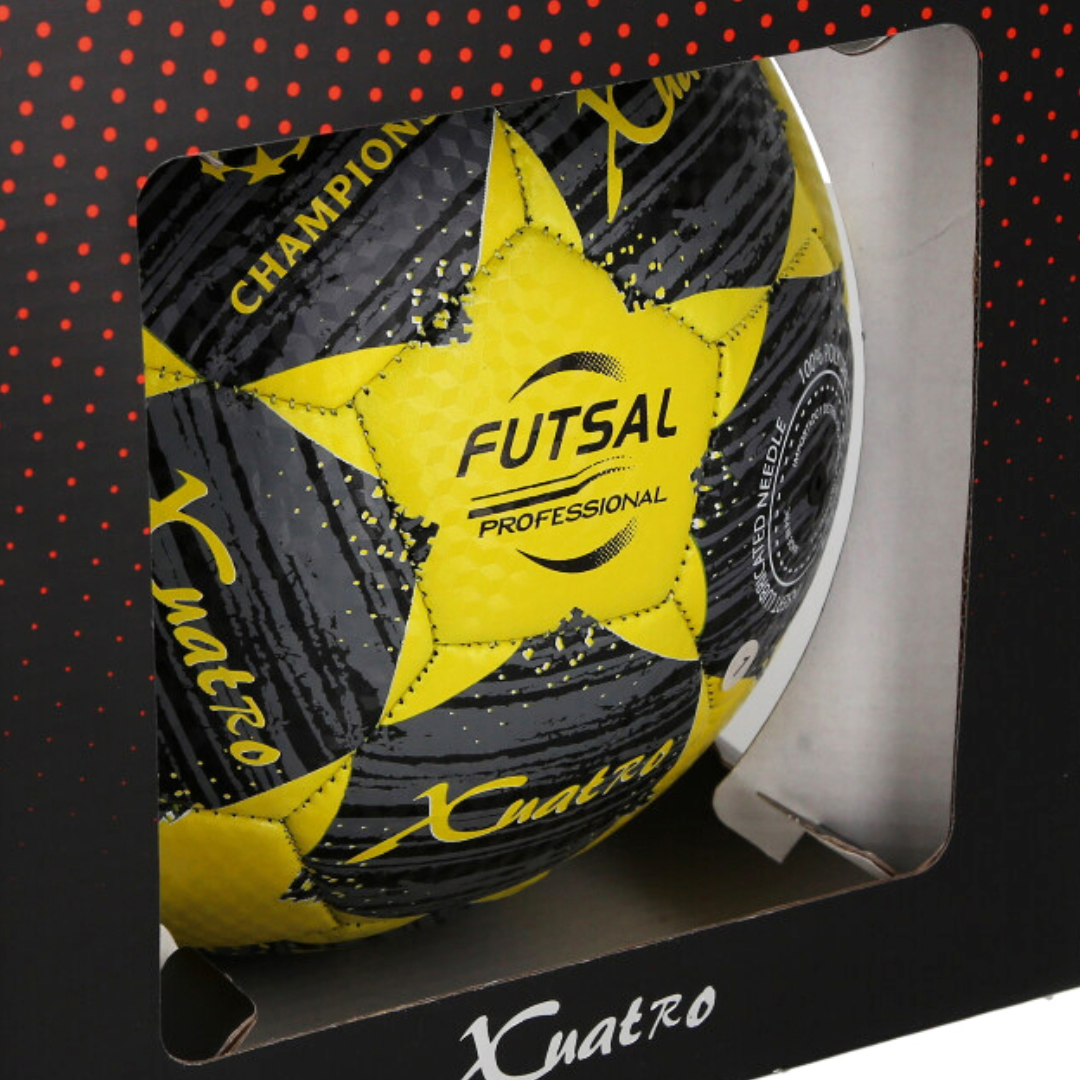 BALÓN DE FÚTBOL XUATRO N°4 YELLOW SZ-BALL008 - 3