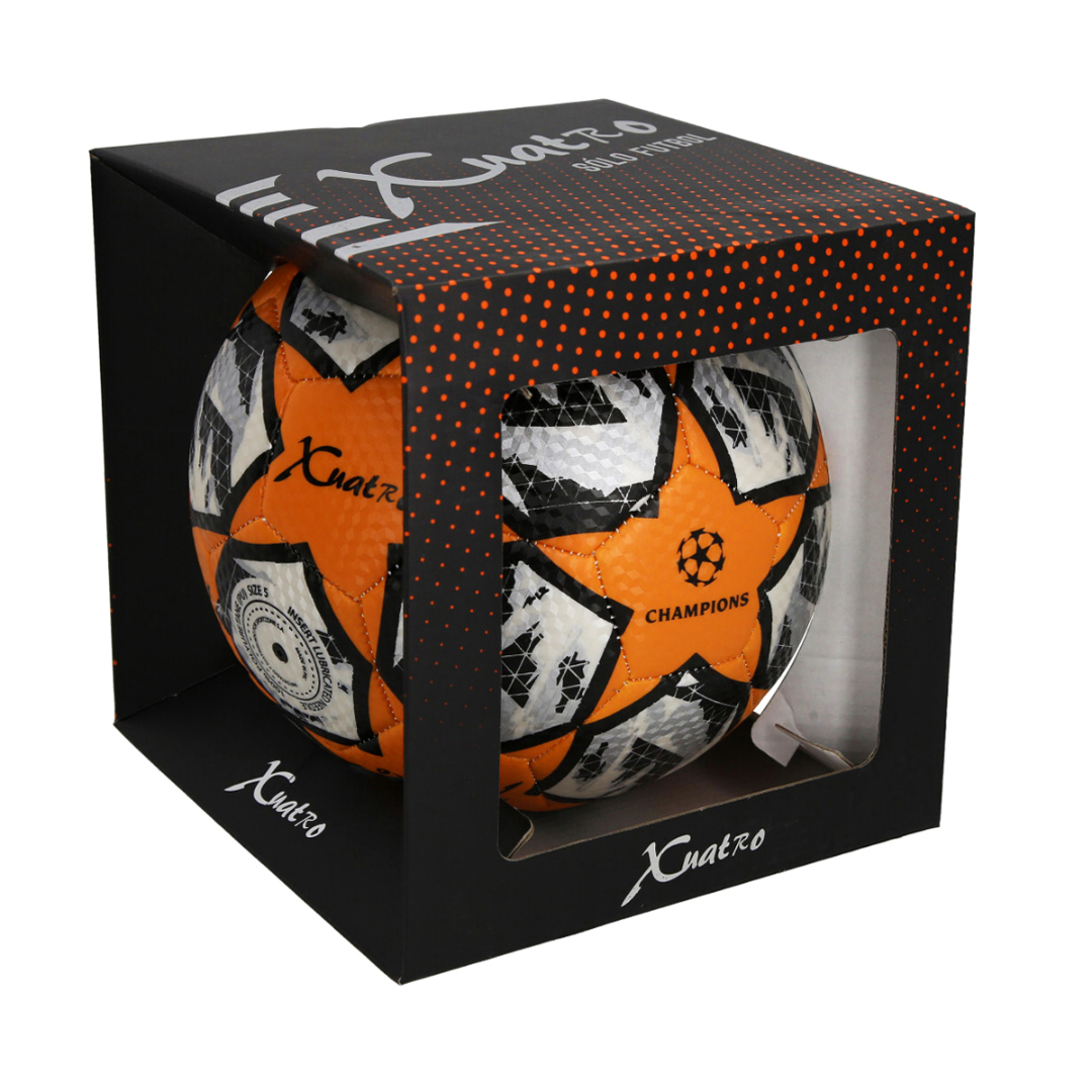 BALÓN DE FÚTBOL XUATRO N°5 NARANJA SZ-BALL005 - 2
