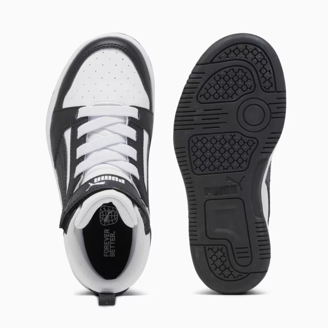 ZAPATILLAS URBANAS PUMA REBOUND V6 MID INFANTIL | 393832 01 - 3
