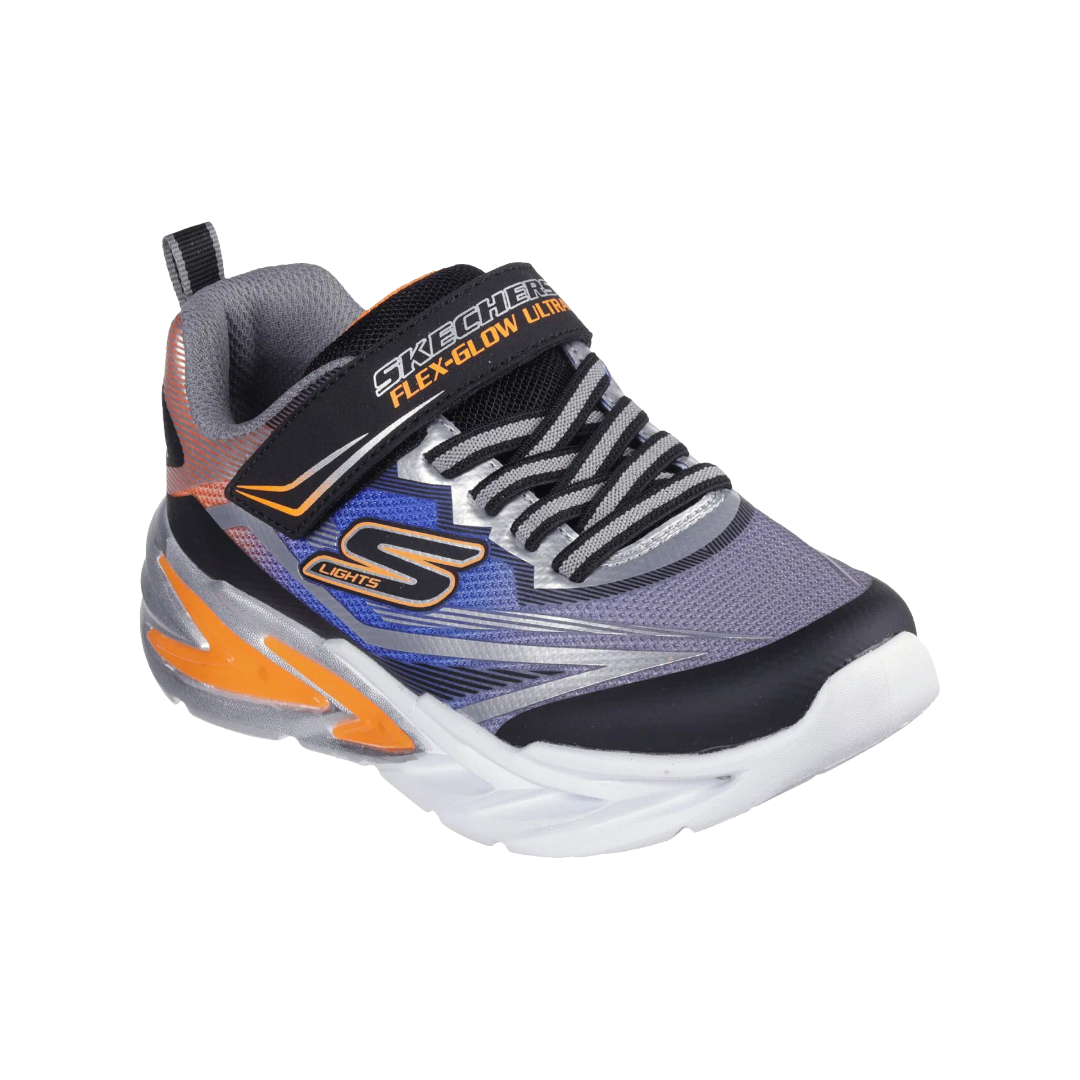 ZAPATILLAS URBANAS SKECHERS FLEX GLOW ULTRA INFANTIL | 400139L-BKSL - 2