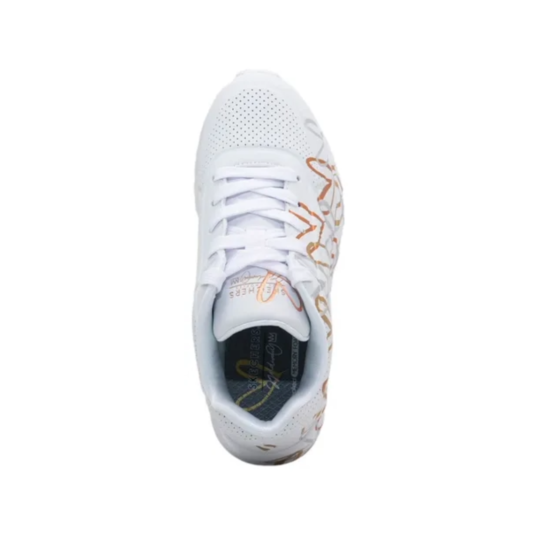 ZAPATILLAS SKECHERS UNO LITE METALLIC LOVE | 314067L-WTGD - 3
