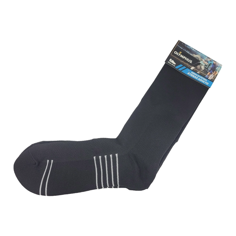 CALCETAS DE FUTBOL OLYMPHUS BLACK ADULTO 1014017901 - 4