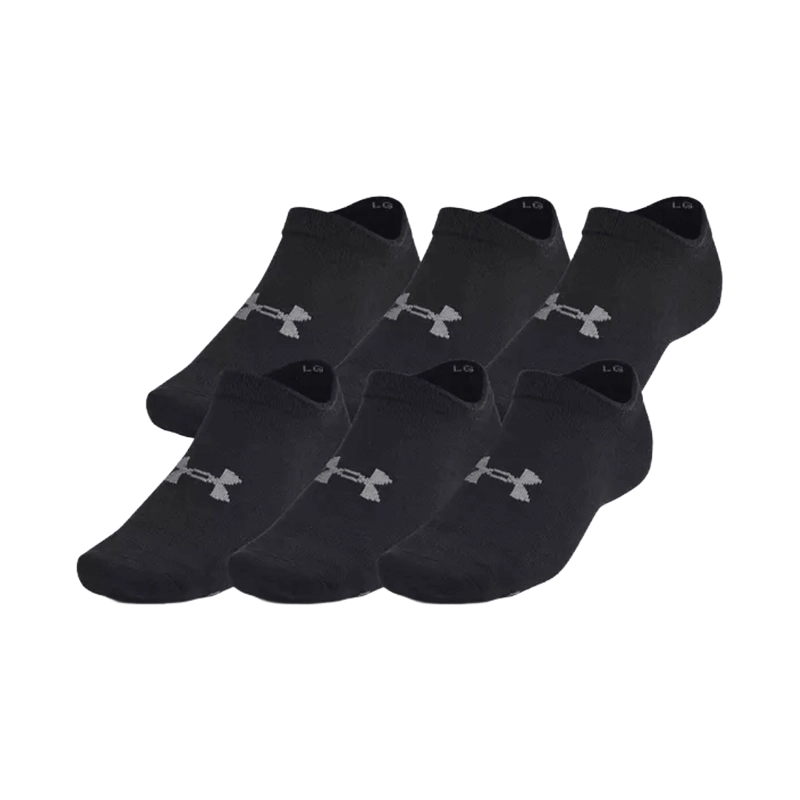 CALCETINES UNDER ARMOUR ESSENTIAL NO SHOW 6PACK | 1382611-001 - 1