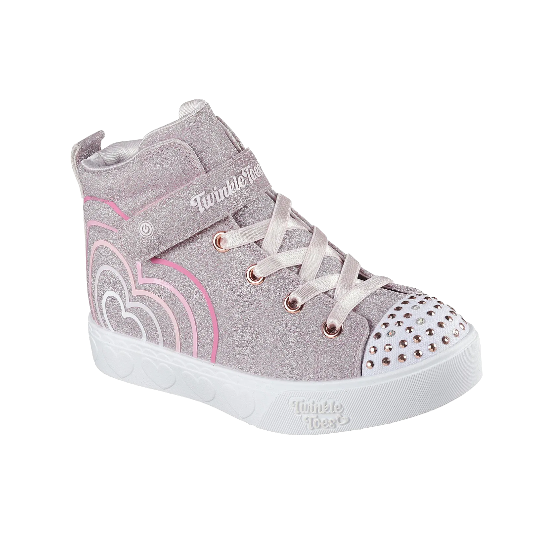 ZAPATILLAS URBANAS SKECHERS HEART STEPS GLOW INFANTIL | 314623L-RSGD - 2