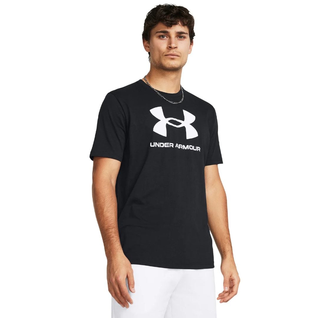 POLERA MANGA CORTA UNDER ARMOUR SPORTSTYLE NEGRA | 1382911-001 - 3
