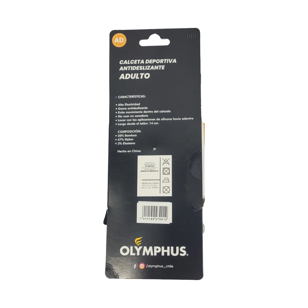CALCETINES OLYMPHUS BLACK ADULTO 1014027901 - 3